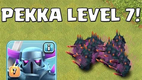 pekka lv 7|pekea Clash of Clans levels.